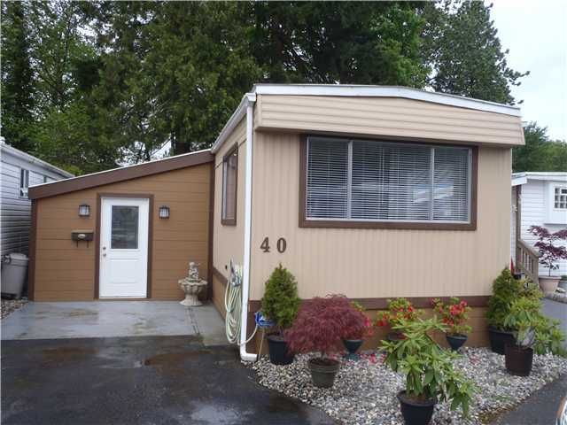 Main Photo: 40 4200 DEWDNEY TRUNK Diversion in Coquitlam: Ranch Park Manufactured Home for sale in "HideAway Park" : MLS®# V923597
