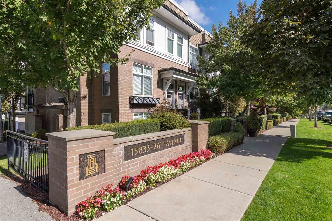 Main Photo: 71 15833 26 Avenue in Surrey: Grandview Surrey Townhouse for sale in "Brownstones" (South Surrey White Rock)  : MLS®# R2372970