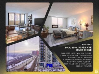 Photo 1: 906 8340 JASPER Avenue in Edmonton: Zone 09 Condo for sale : MLS®# E4385303