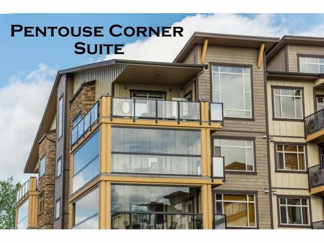 "Here it is! Penthouse corner suite with Southeasterly exposure in Yorkson Creek! Less than a year old