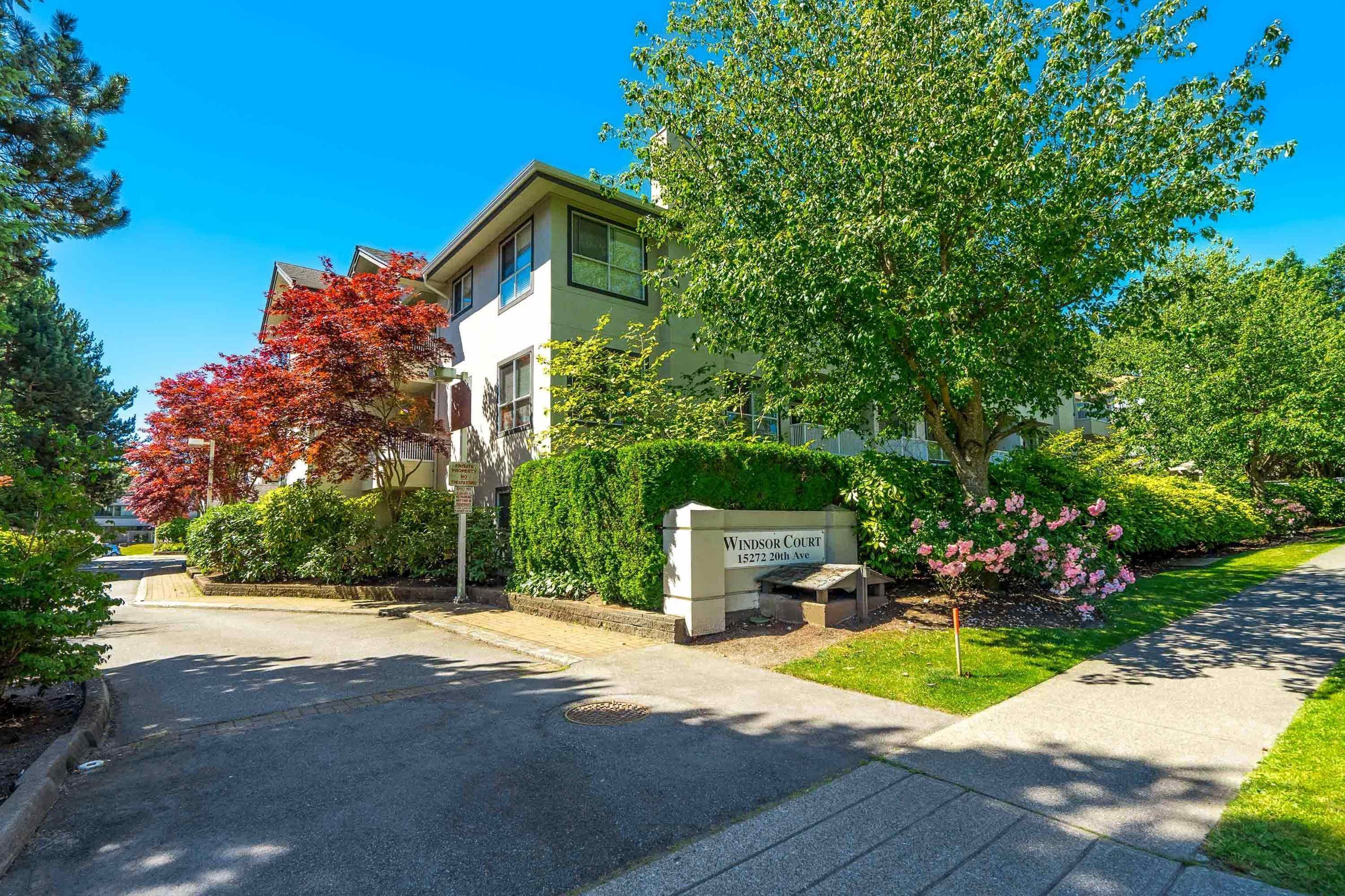 Main Photo: 309 15272 20 Avenue in Surrey: King George Corridor Condo for sale in "Windsor Court" (South Surrey White Rock)  : MLS®# R2769250