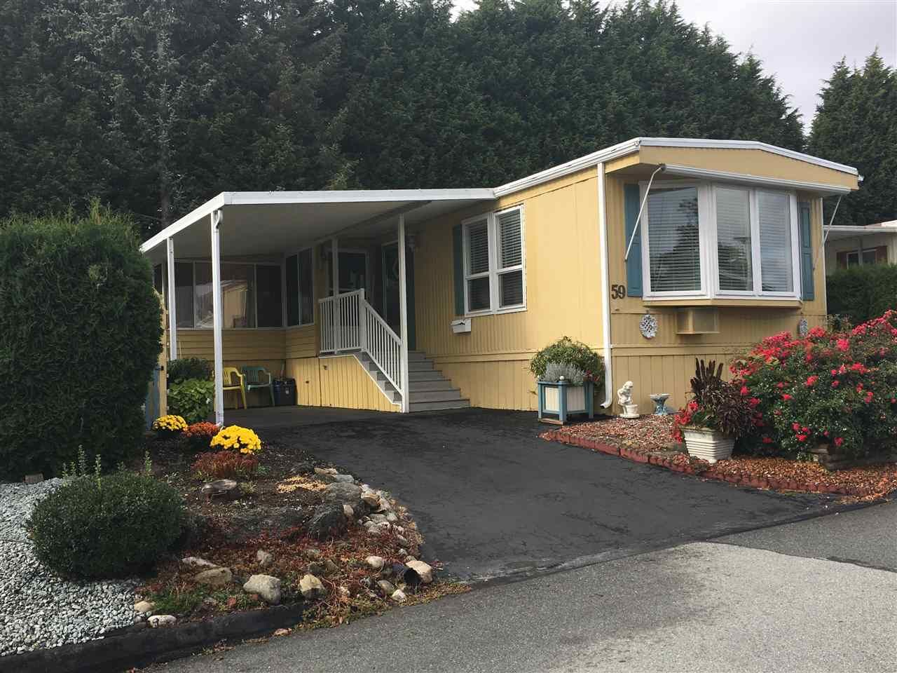 Main Photo: 59 15875 20 Avenue in Surrey: King George Corridor Manufactured Home for sale in "Sea Ridge Bays" (South Surrey White Rock)  : MLS®# R2213807