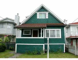 Main Photo: 3969 ALICE ST in Vancouver: Victoria VE House for sale (Vancouver East)  : MLS®# V606130