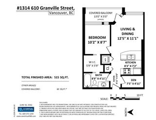 Photo 18: 1314 610 GRANVILLE Street in Vancouver: Downtown VW Condo for sale in "The Hudson" (Vancouver West)  : MLS®# R2087105