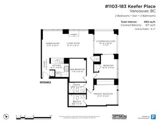 Photo 23: 1103 183 KEEFER Place in Vancouver: Downtown VW Condo for sale in "PARIS PLACE" (Vancouver West)  : MLS®# R2867999