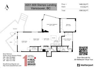 Photo 15: 201 609 STAMP'S Landing in Vancouver: False Creek Townhouse for sale in "Stamp's Landing" (Vancouver West)  : MLS®# R2571951