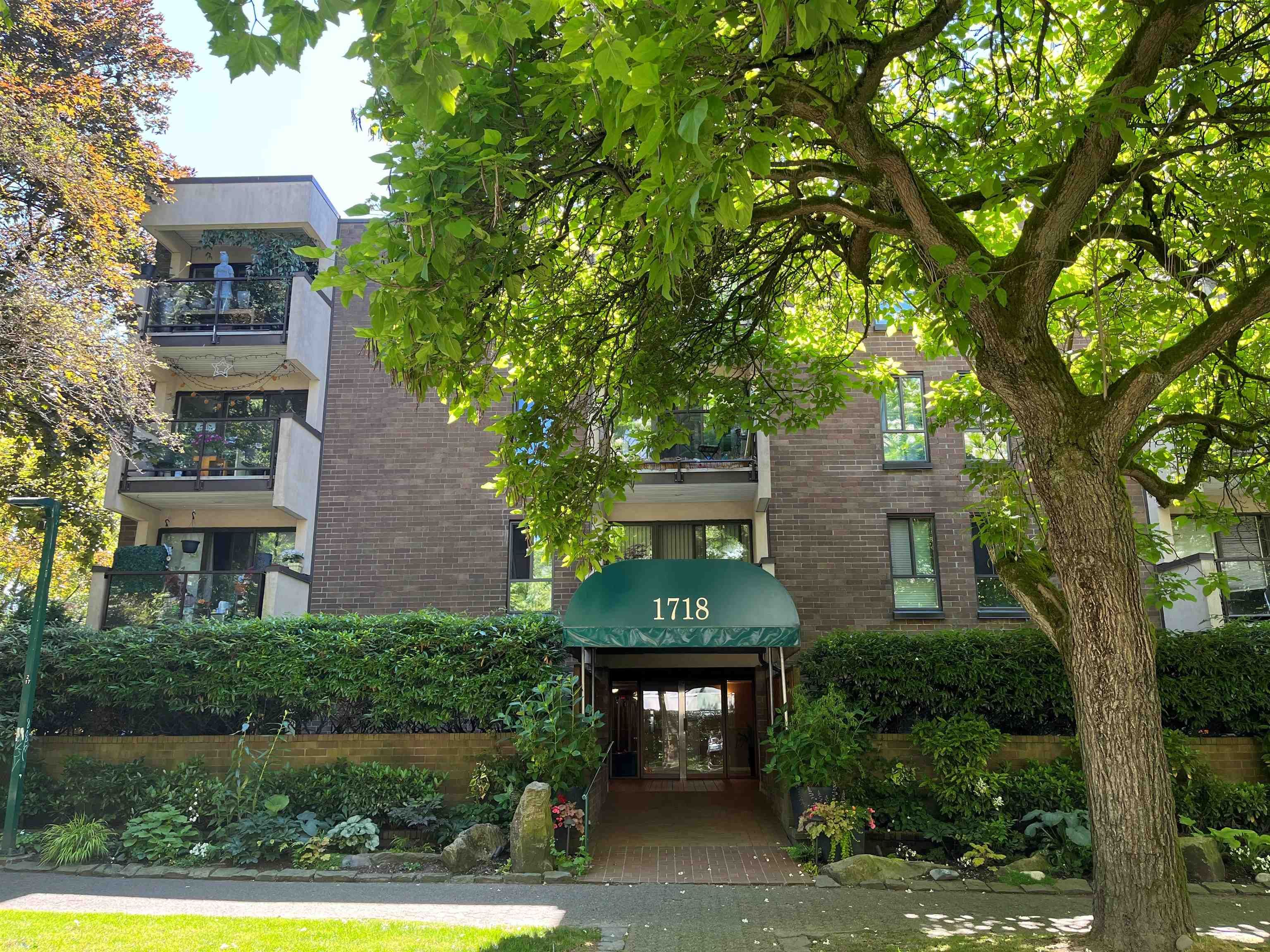Main Photo: 208 1718 NELSON Street in Vancouver: West End VW Condo for sale in "REGENCY TERRACE" (Vancouver West)  : MLS®# R2709107