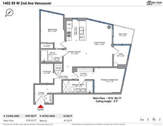 Photo 8: 1402 89 W 2ND Avenue in Vancouver: False Creek Condo for sale in "False Creek Living" (Vancouver West)  : MLS®# R2861709