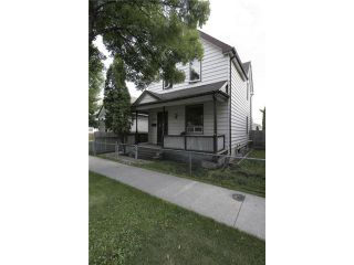 Photo 1: 826 Manitoba Avenue in WINNIPEG: North End Residential for sale (North West Winnipeg)  : MLS®# 1216948
