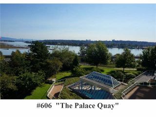 Photo 1: 606 71 JAMIESON Court in New Westminster: Fraserview NW Condo for sale in "THE PALACE QUAY" : MLS®# V1085293