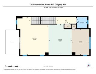Photo 35: 26 Cornerstone Manor NE in Calgary: Cornerstone Row/Townhouse for sale : MLS®# A1189648