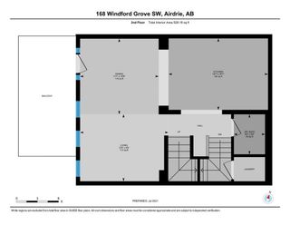 Photo 26: 168 Windford Grove SW: Airdrie Row/Townhouse for sale : MLS®# A1131386