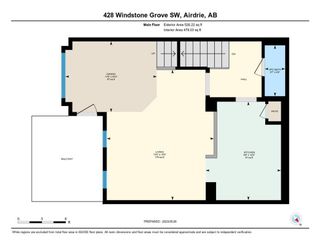 Photo 6: 428 Windstone Grove SW: Airdrie Row/Townhouse for sale : MLS®# A2052115