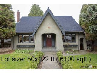 Photo 1: 3771 W 11TH Avenue in Vancouver: Point Grey House for sale in "POINT GREY" (Vancouver West)  : MLS®# V1054732