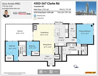 Photo 4: 4503 567 CLARKE Road in Coquitlam: Coquitlam West Condo for sale in "567 Clarke & Como" : MLS®# R2869046
