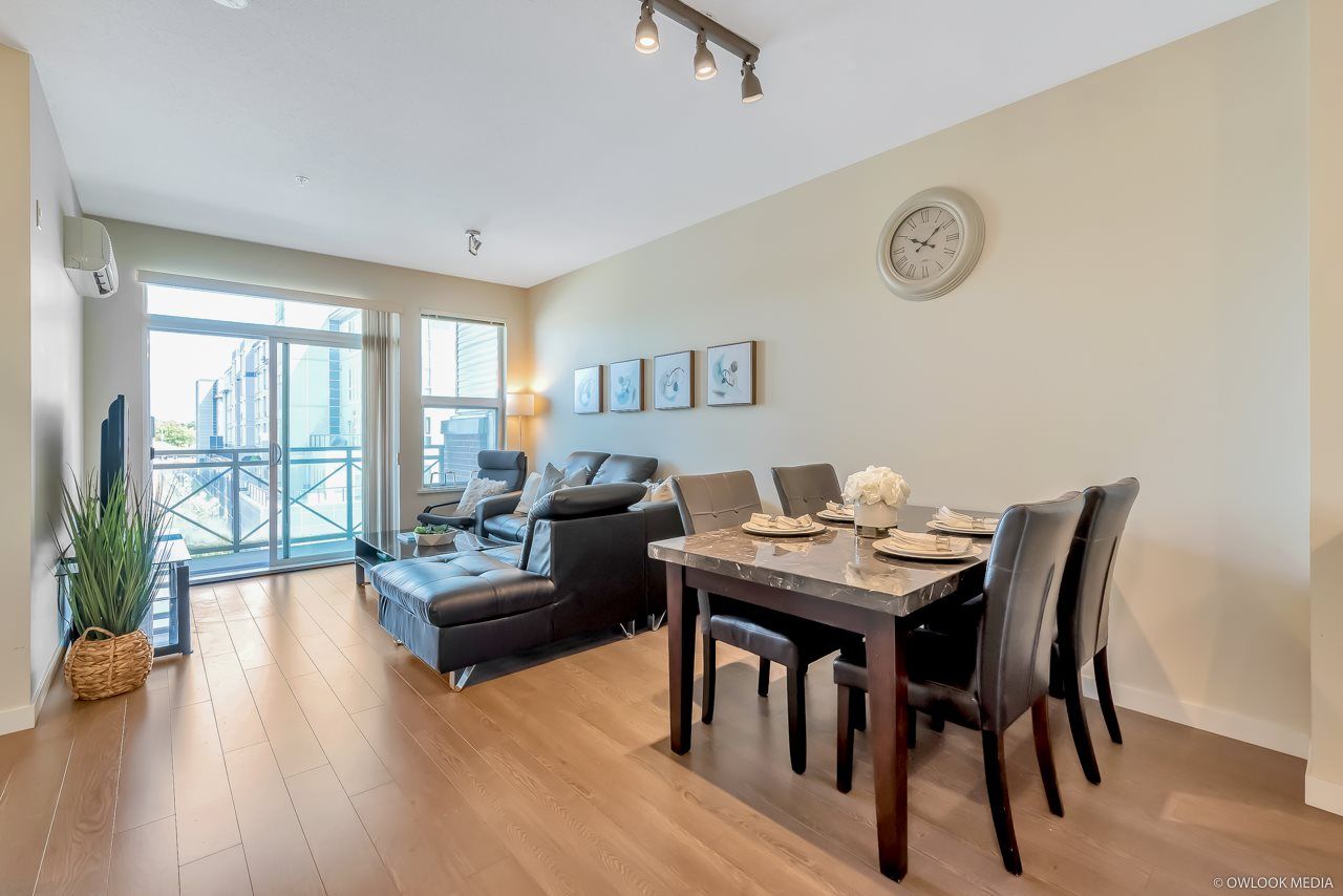 Main Photo: 306 9388 MCKIM Way in Richmond: West Cambie Condo for sale in "MAYFAIR PLACE" : MLS®# R2488956