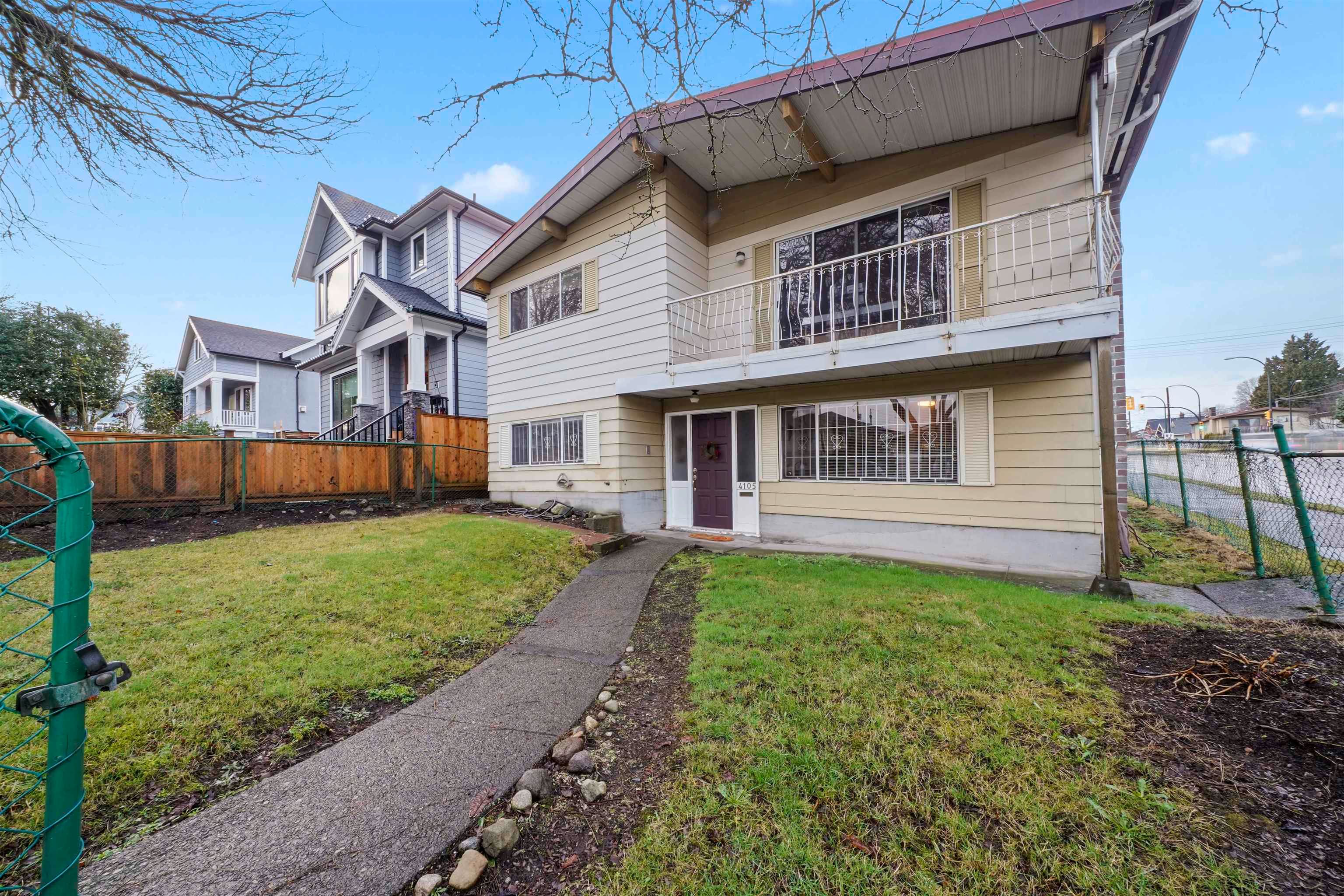 Main Photo: 4105 ELGIN Street in Vancouver: Fraser VE House for sale in "Fraserhood/Cedar Cottage" (Vancouver East)  : MLS®# R2755811