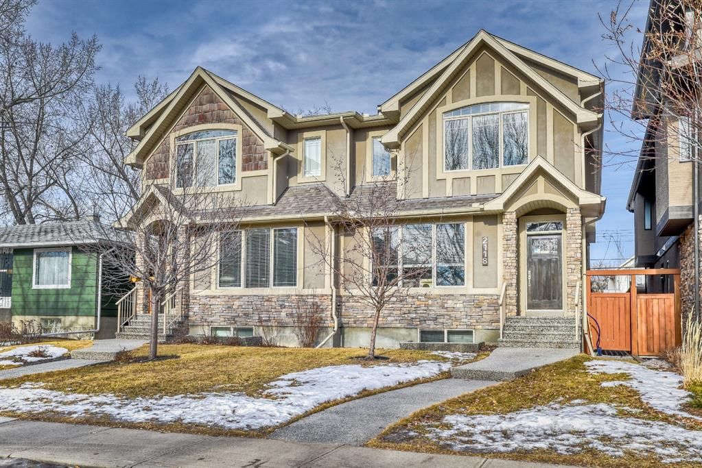 Main Photo: 2118 2 Avenue NW in Calgary: West Hillhurst Semi Detached for sale : MLS®# A1175234