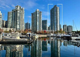 Photo 1: 908 1033 MARINASIDE Crescent in Vancouver: Yaletown Condo for sale in "Quaywest" (Vancouver West)  : MLS®# R2833085