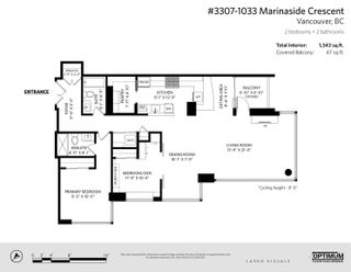 Photo 40: 3307 1033 MARINASIDE Crescent in Vancouver: Yaletown Condo for sale in "Quaywest" (Vancouver West)  : MLS®# R2830668