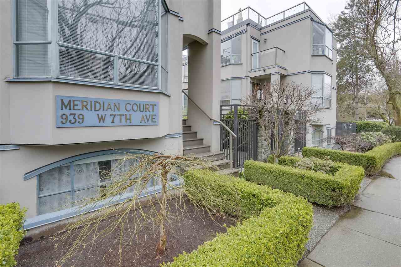 Main Photo: 7 939 W 7TH Avenue in Vancouver: Fairview VW Townhouse for sale in "Meridian Court" (Vancouver West)  : MLS®# R2252663