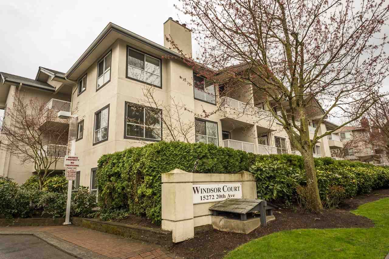 Main Photo: 208 15272 20 Avenue in Surrey: King George Corridor Condo for sale in "Windsor Court" (South Surrey White Rock)  : MLS®# R2255529