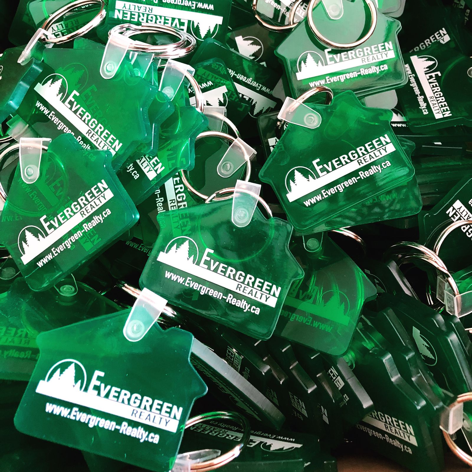 New keychains @ Evergreen Realty!