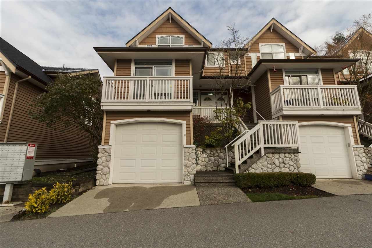 Main Photo: 12 1506 EAGLE MOUNTAIN Drive in Coquitlam: Westwood Plateau Townhouse for sale : MLS®# R2219921