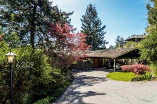 Photo 1: 6209 OVERSTONE Drive in West Vancouver: Gleneagles House for sale : MLS®# R2309662
