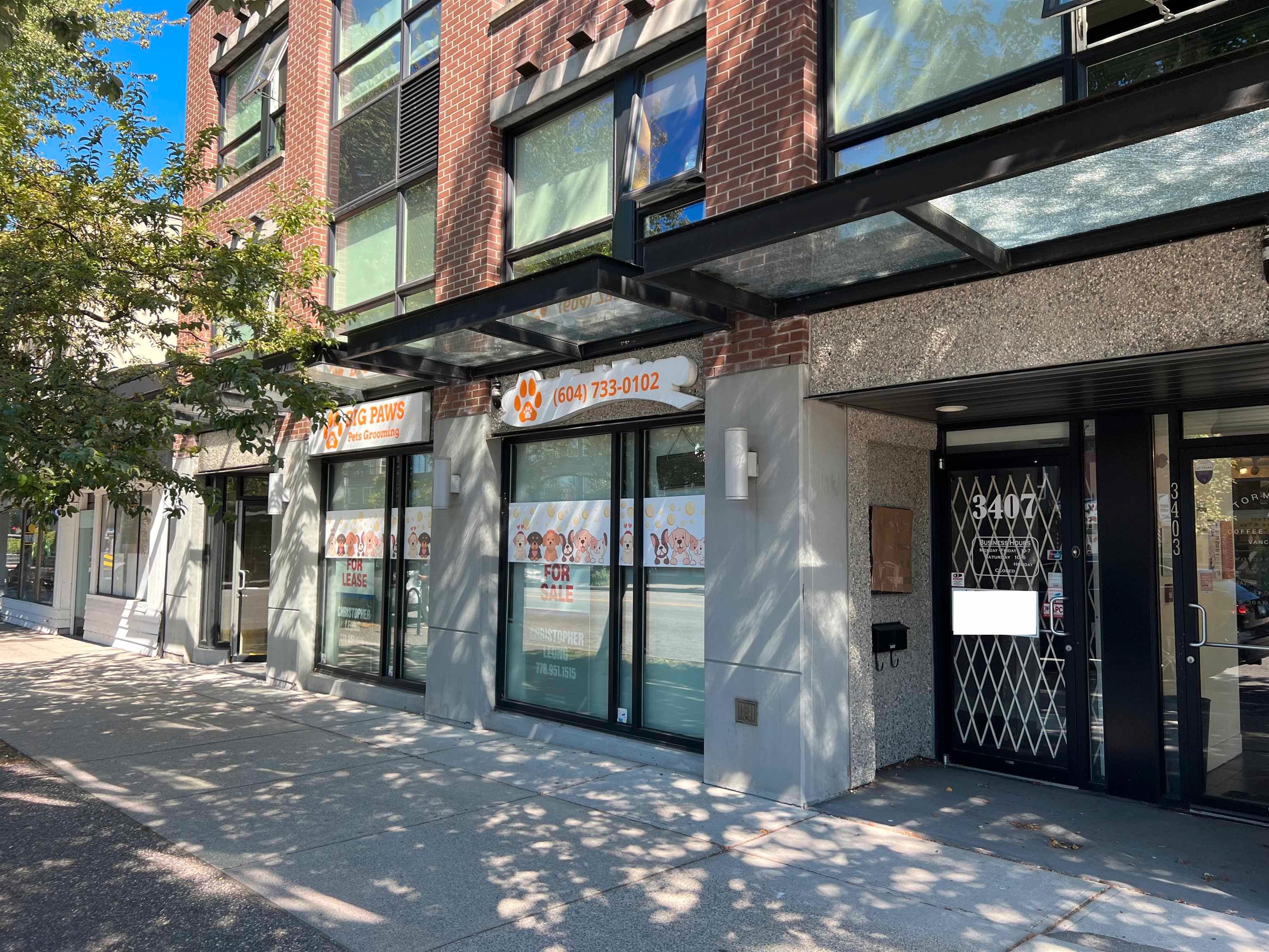 Main Photo: 3407 W BROADWAY Street in Vancouver: Kitsilano Retail for lease (Vancouver West)  : MLS®# C8052848