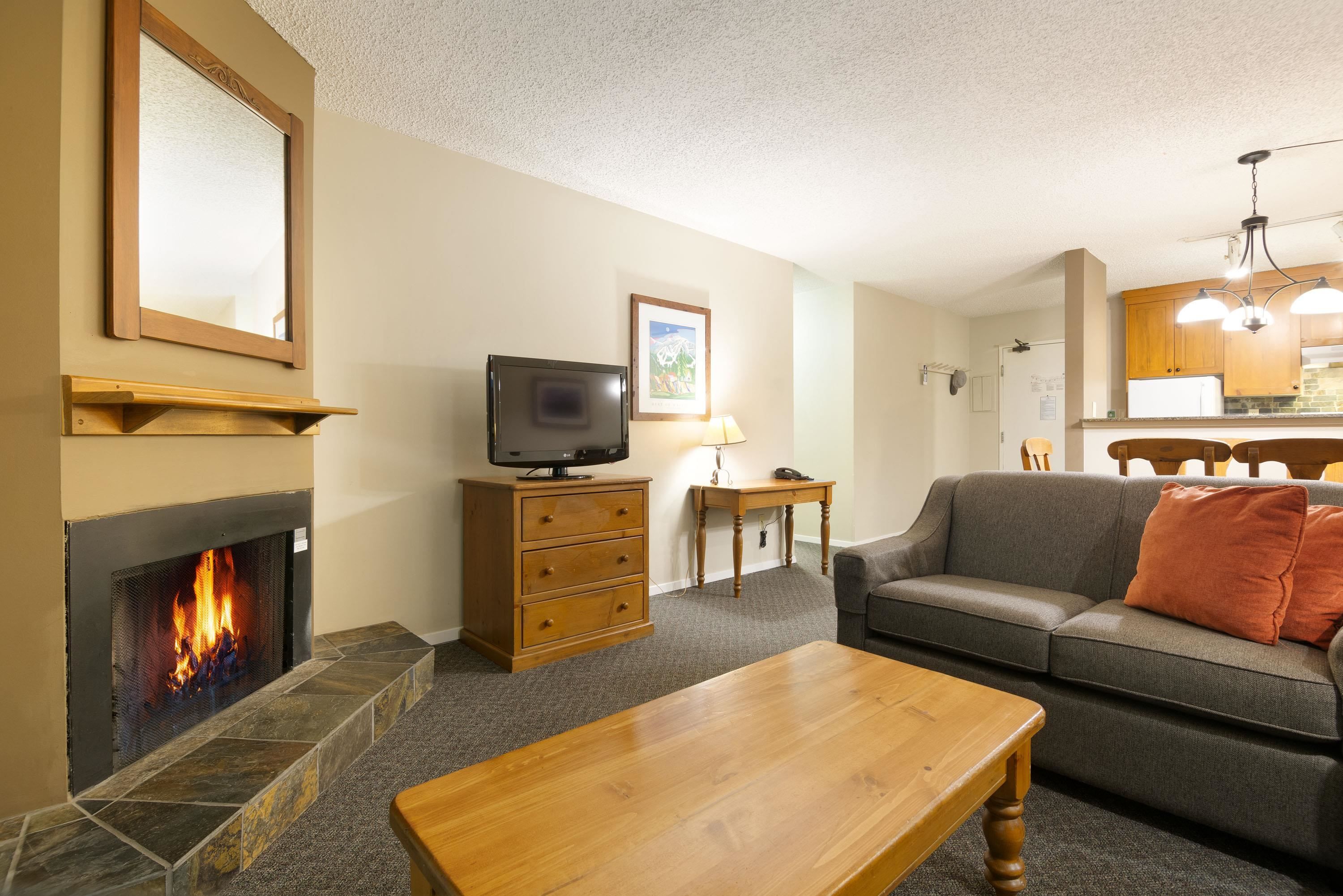 Main Photo: 423 4200 WHISTLER Way in Whistler: Whistler Village Condo for sale in "Tantalus Lodge" : MLS®# R2825842