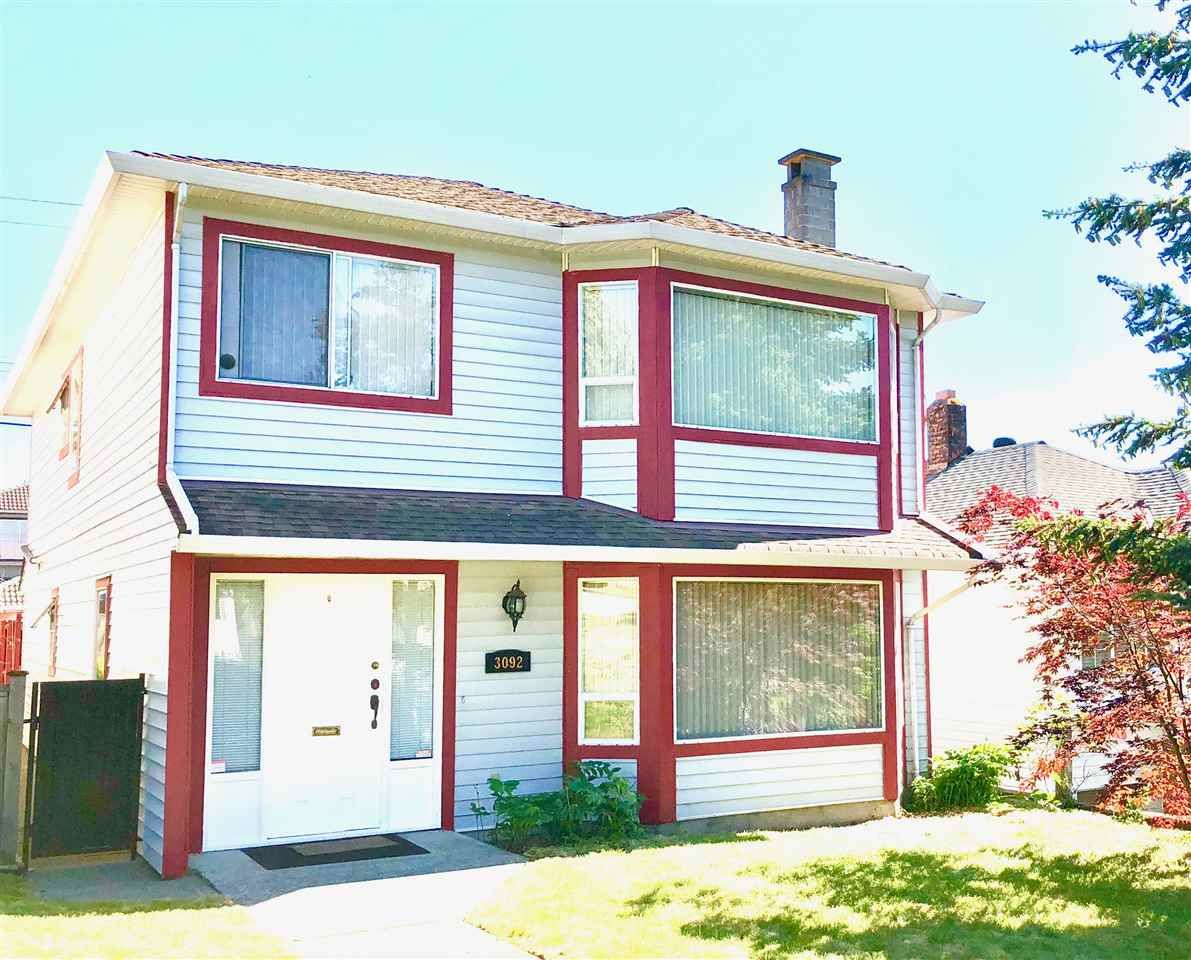 Main Photo: 3092 E GEORGIA Street in Vancouver: Renfrew VE House for sale (Vancouver East)  : MLS®# R2272784