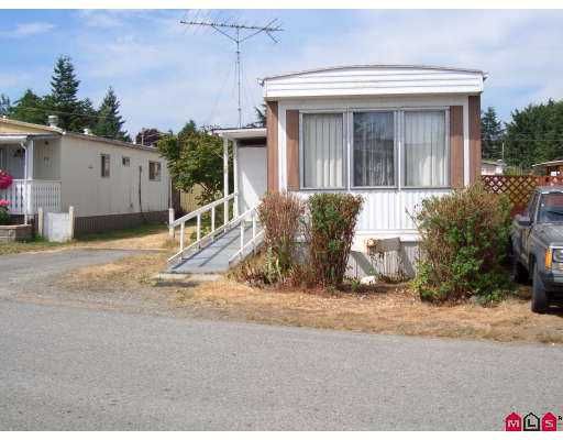 Main Photo: 20 26892 FRASER HY in Langley: Aldergrove Langley Manufactured Home for sale : MLS®# F2616101