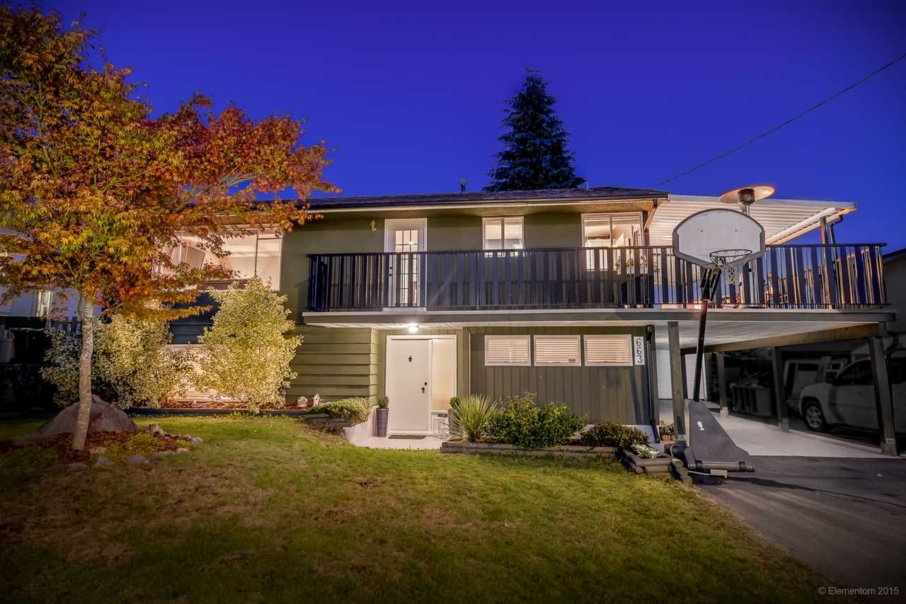 Main Photo: 663 NEWPORT STREET in Coquitlam: Central Coquitlam House for sale : MLS®# R2012490