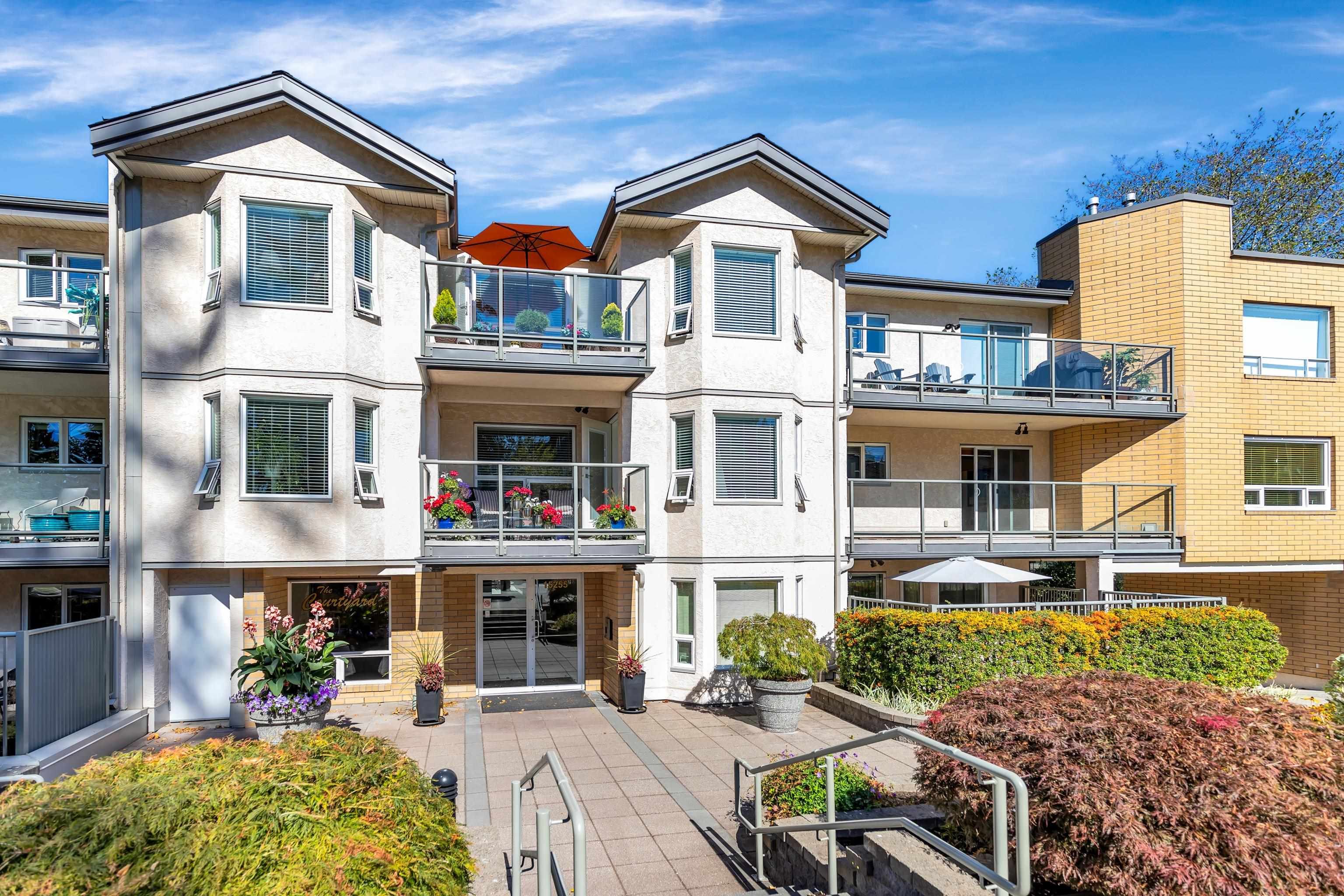Main Photo: 106 15255 18 Avenue in Surrey: King George Corridor Condo for sale in "THE COURTYARD" (South Surrey White Rock)  : MLS®# R2741448
