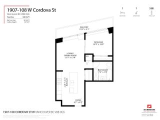 Photo 19: 1907 108 W CORDOVA Street in Vancouver: Downtown VW Condo for sale in "WOODWARDS" (Vancouver West)  : MLS®# R2845152