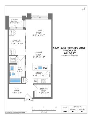 Photo 16: 309 1055 RICHARDS Street in Vancouver: Downtown VW Condo for sale in "DONOVAN" (Vancouver West)  : MLS®# R2700044