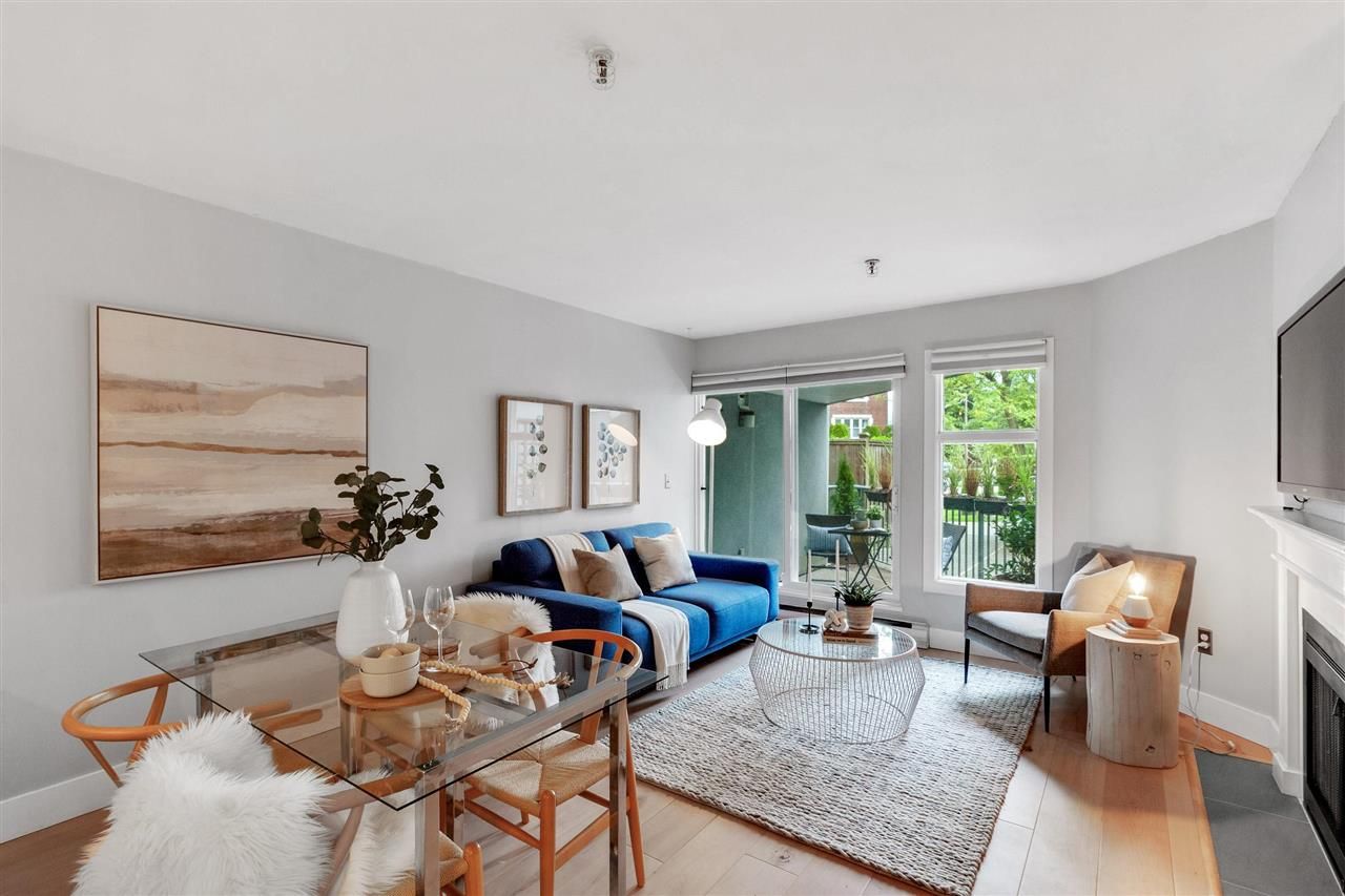 Main Photo: 108 2020 W 8 AVENUE in Vancouver: Kitsilano Townhouse for sale (Vancouver West)  : MLS®# R2585715