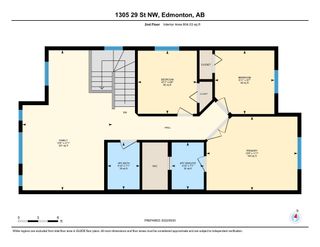 Photo 39: 1305 29 Street in Edmonton: Zone 30 House Half Duplex for sale : MLS®# E4295724