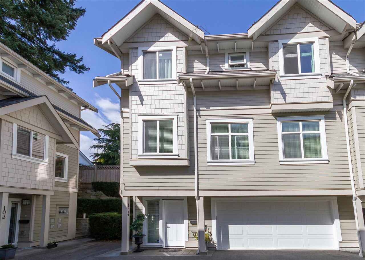 Main Photo: 104 218 BEGIN Street in Coquitlam: Maillardville Townhouse for sale in "BEGIN SQUARE" : MLS®# R2561894