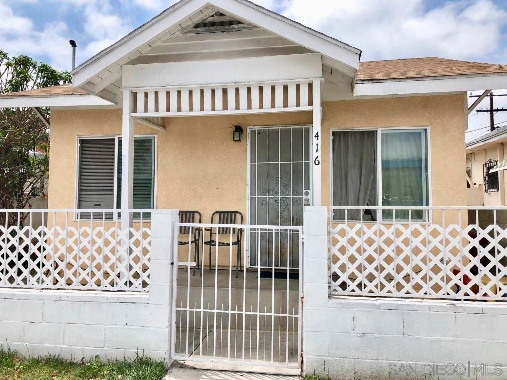Main Photo: SAN DIEGO House for sale : 2 bedrooms : 416 31St St