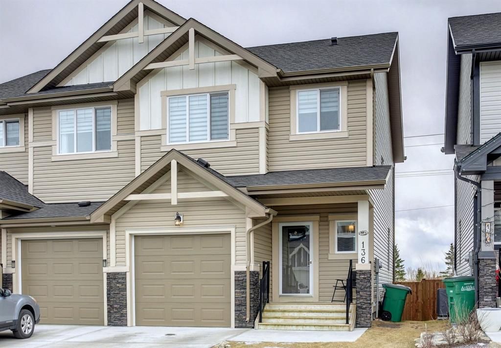Main Photo: 136 Reunion Loop NW: Airdrie Semi Detached for sale : MLS®# A1203965