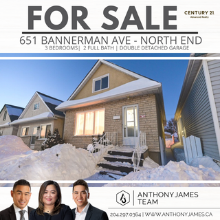 Photo 1: 651 Bannerman in Winnipeg: Single Family Detached for sale : MLS®# 202203953
