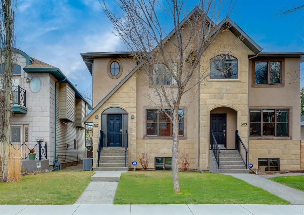 Main Photo: 507 52 Avenue SW in Calgary: Windsor Park Semi Detached for sale : MLS®# A1100298