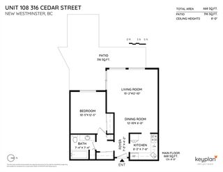Photo 17: 108 316 CEDAR Street in New Westminster: Sapperton Condo for sale in "Regal Manor" : MLS®# R2418496