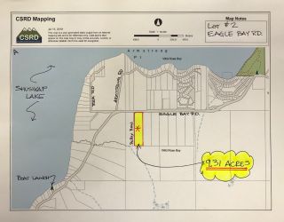 Photo 3: Lot #2 Eagle Bay Road: Eagle Bay Vacant Land for sale (Shuswap Lake)  : MLS®# 10187525