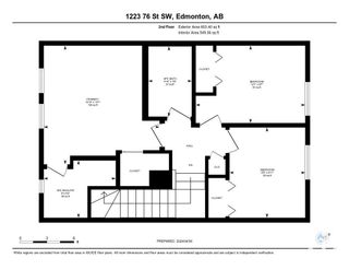 Photo 54: 1223 76 Street in Edmonton: Zone 53 House Half Duplex for sale : MLS®# E4381071