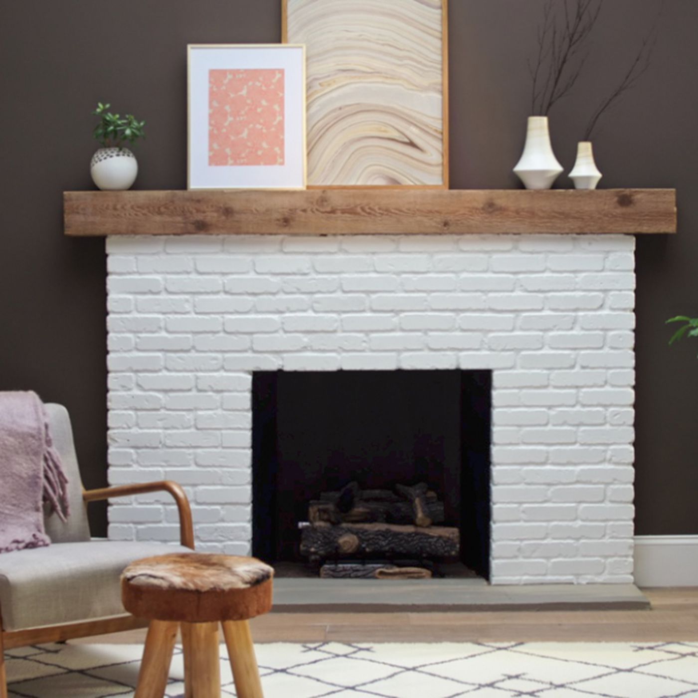 How To Revamp A Dated Fireplace