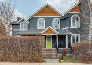 Main Photo: 528 7 Avenue NW in Calgary: Sunnyside Semi Detached (Half Duplex) for sale : MLS®# A2076931