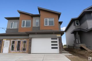 Photo 1: 1106 Goldfinch Way in Edmonton: Zone 59 House Half Duplex for sale : MLS®# E4308049